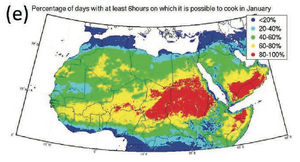 Solar Cooking in the Sahel map, 1-19-15