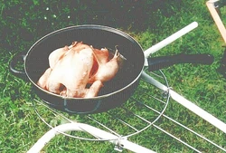 Support (grille) de cuisson mobile