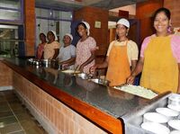 Auroville Solar Kitchen staff