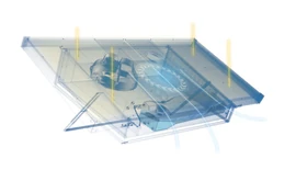 Inside the SOURCE Hydropanel. Each panel has the potential to produce 5 liters (1.3 gal.) each day