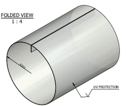 SoLina one cylinder construction incorporates a folded flange