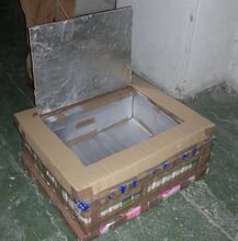 Tetra Brik Solar Box Cooker