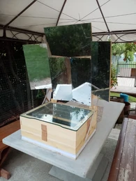 The oven shown with three wall layers