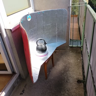 Kotowski Light Solar Cooker utilisé à Czestochowa en 