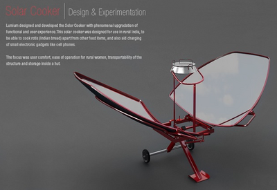 Lumium Butterfly Solar Cooker, 11-19-14