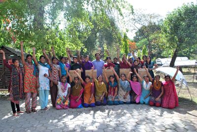 Solar cooker training - Barli Institute - May 2013