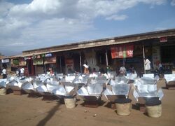 Widow solar cooking project Tanzania, 2013, 1-15-13