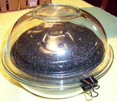 Double glass bowl enclosure 11-11