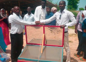 Solar cooker donation, The Gambia, 10-18-16