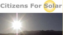 Citizens For Solar logo