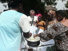 Cucinare con il Sole, first solar cooking, 1-21-14