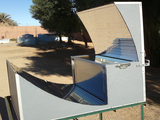 Asymetric CPC box solar cooker
