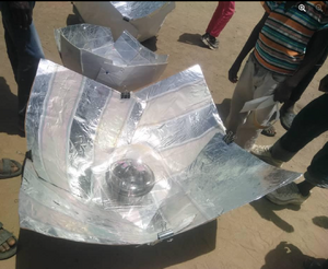 The Copenhagen Solar Cooker Beast after assembly