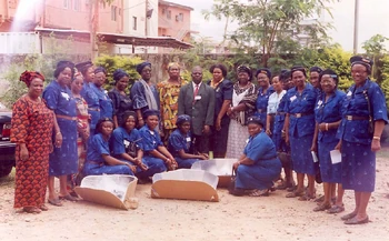 Joseph Odey with representatives of 36 states of Nigeria