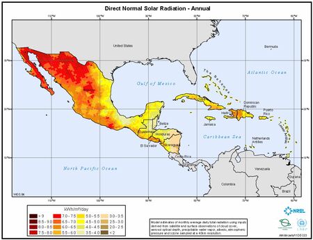 Mexico insolation