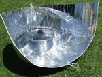 The  solar panel cooker