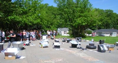 Mary Buchenic solar cooker project, 5-15-14