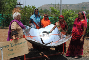 McGilligan five solar cooker subsidy to landless women, 6-22-17