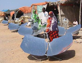 Somalia villagers with cookers