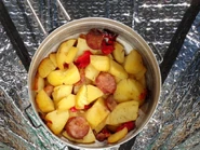 Fig. 18. Pommes de terre, la saucisse et les poivrons (0,4 kg)