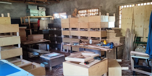 The Ecomandate manufacturing facility - Photo credit Ecomandate Foundation