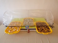 Séchoir avec produit à sécher