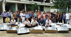 Solar cooking training in Tapachula, Mexico