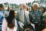 Mandela with chicken