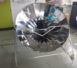 EG-Solar SK14 solar cooker, Green Sun Rising, 12-14-20