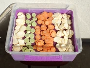 Légumes avant séchage