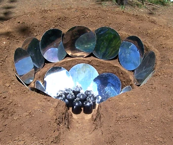 The Parabolic Earthen Solar Cooker