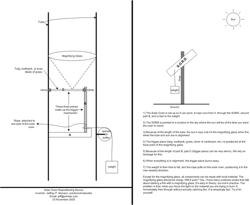 Solar Oven Repositing Device V1-0