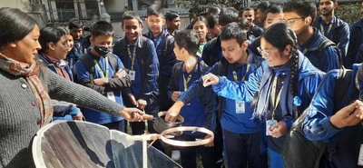 Students experience the power of solar energy firsthand