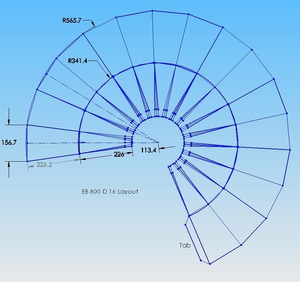 A template image for construction of the EB800d. See their website for complete construction instructions.