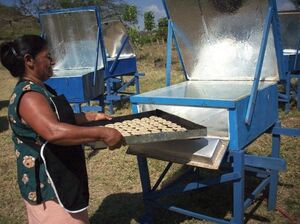 Solar Women of Totogalpa baking photo 4-24-10