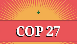 COP 27 logo, 1-28-22