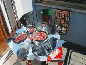 Kimono Solar Cooker Crostata di Susine