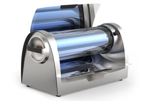 The GoSun Grill makes use of high-tech materials to appeal to solar cooking in developed countries
