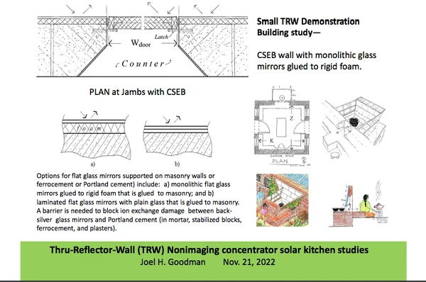 TRW Small house kitchen vertical CSEB wall study, Goodman 1, 11-22-22