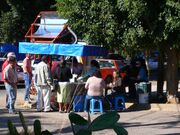 First day of operation- Solar taco stand in Oaxaca, Mex