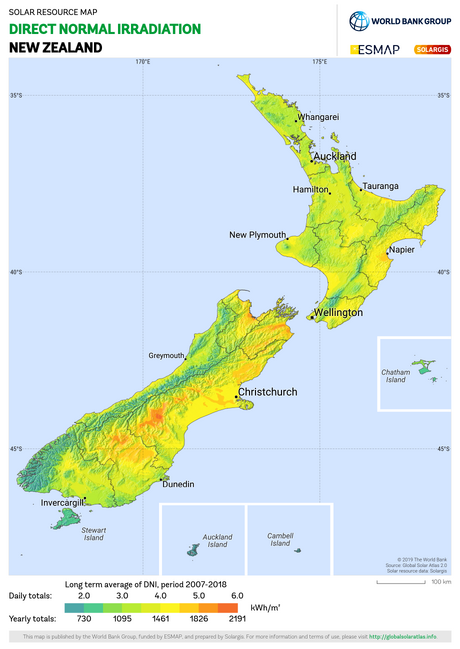 New-Zealand irradiation map, 8-10-22