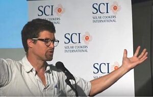 Pete Schwarz speaking at the 