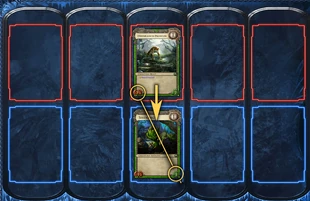 Attack Phase: Deepbranch 7/7 Vs. Seedling 1/1