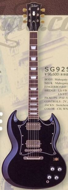 12 tokai sg92s batwing