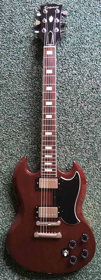 Amazon.com: Epiphone SG Standard, Ebony : Musical Instruments