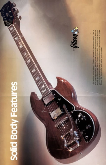 ダンカンビンテージ！Gibson SG DELUXE 1972年製 Gibson SG Deluxe Walnut 1972 – Chicago Music Exchange