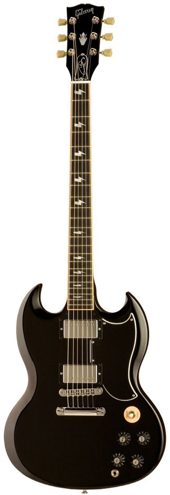 Angus young black gibson sg discount