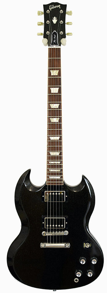 Gibson SG Standard Ebony 1:4 Scale Mini Guitar Model – AXE