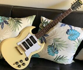 ギター Burny SG Super Grade BURNY(バーニー) / SUPER GRADE エレキギター/SGタイプ/赤系/HH