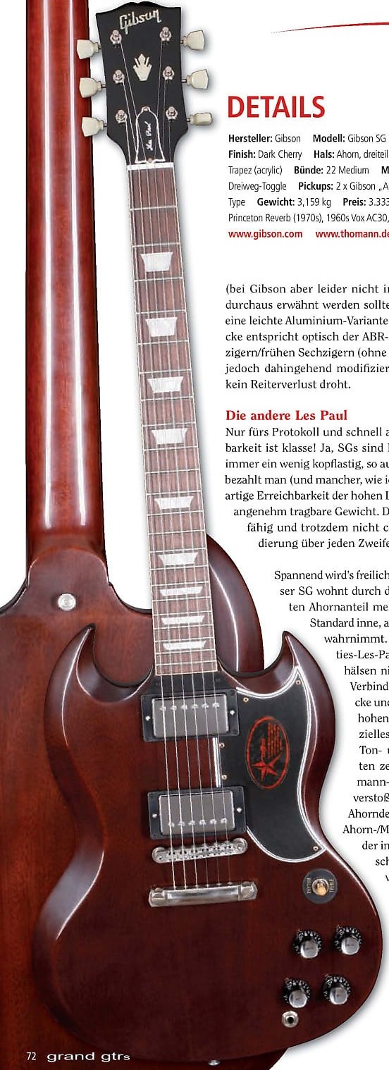 Gibson sg sale dark cherry